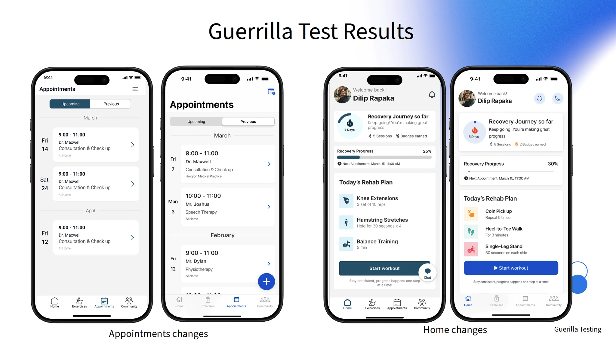 NextStep guerrilla testing session photos